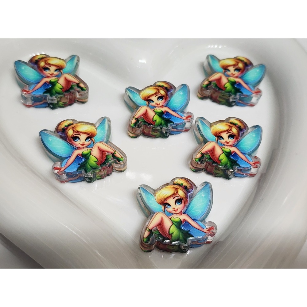 Fairy Beads Acrylic Focal Beads 2 Pc Jewelry Making Beaded Pen Beadable Items